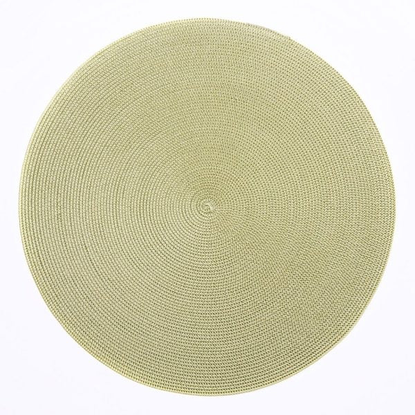 Linen Braid Woven Round Placemat