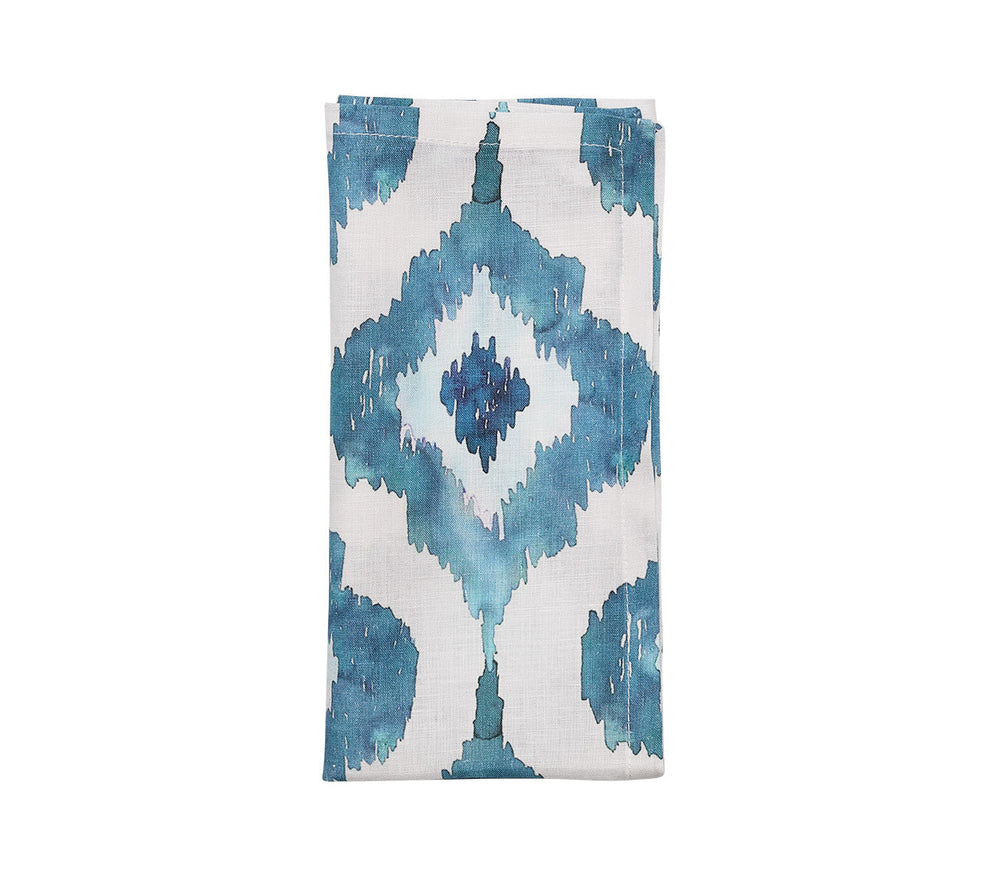Watercolor Ikat Napkins Set of 4