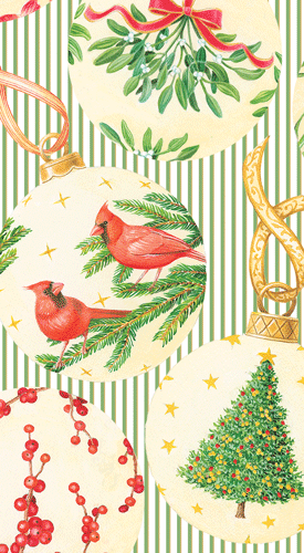 Botanical Ornaments Guest Towel