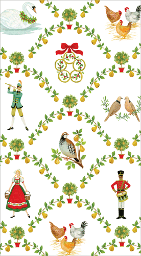 On The Twelfth Day Guest Towel