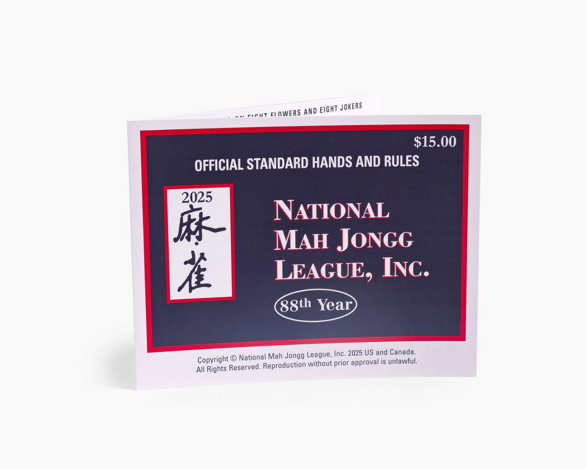 2025 National Mah Jongg League Playing Card