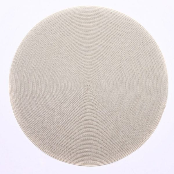 Linen Braid Woven Round Placemat