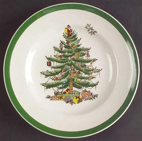 Spode Christmas Tree Bread and Butter Plates