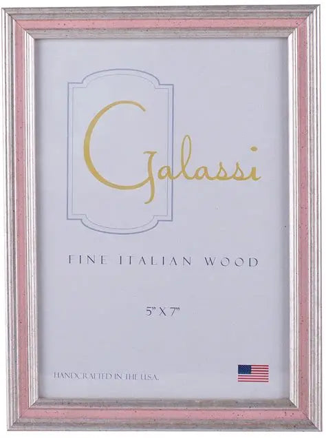 Silver W/pink Channel 5x5