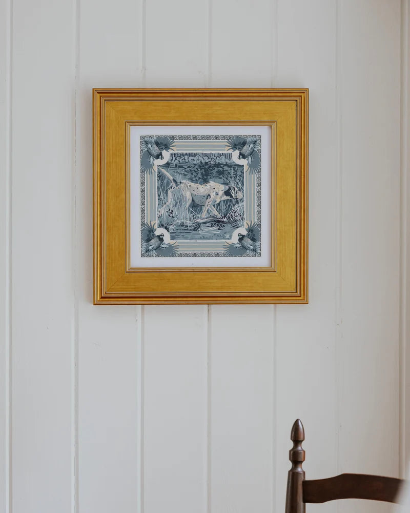 On the Hunt Framed Scarf Print
