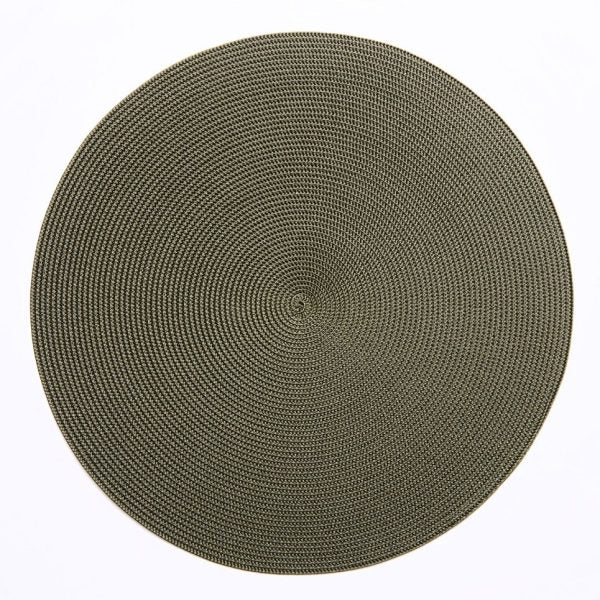 Linen Braid Woven Round Placemat