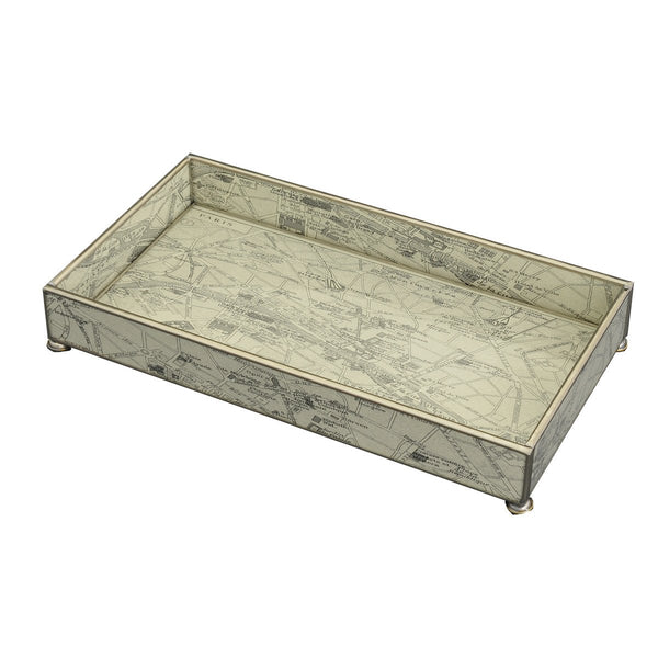 Paris Map Tray