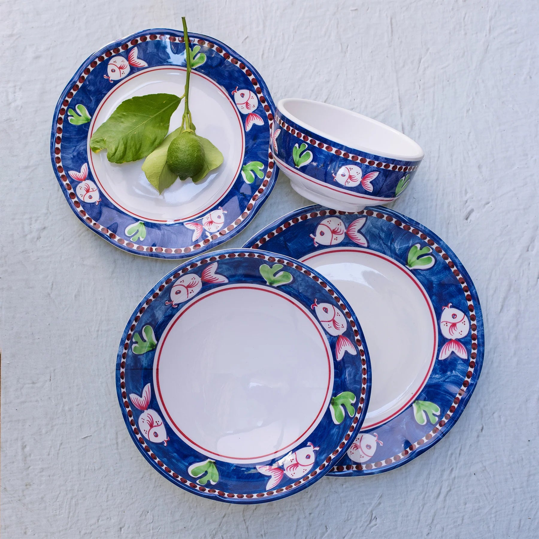 Melamine Pesce Dinner Plate