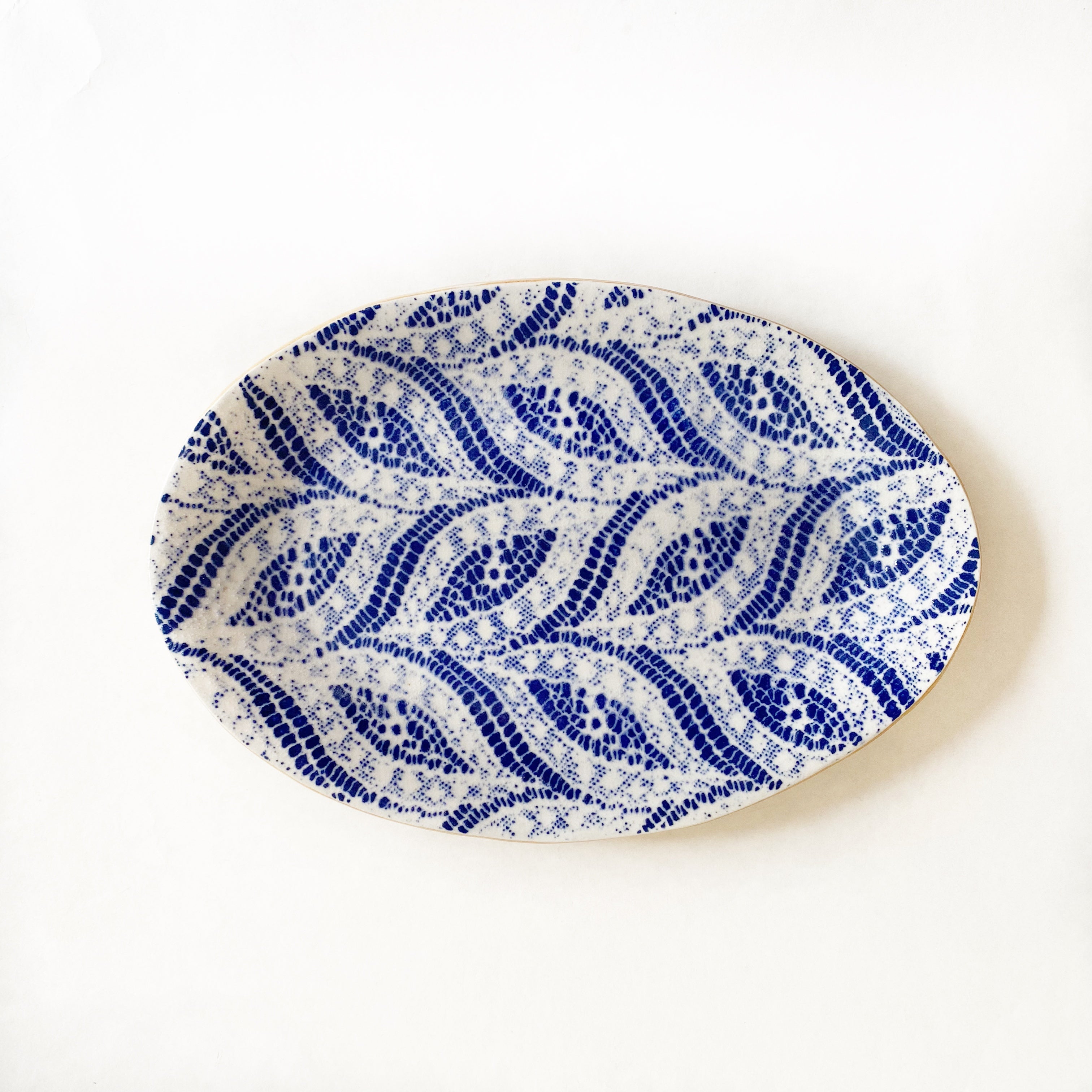 Cobalt Petite Oval Platter