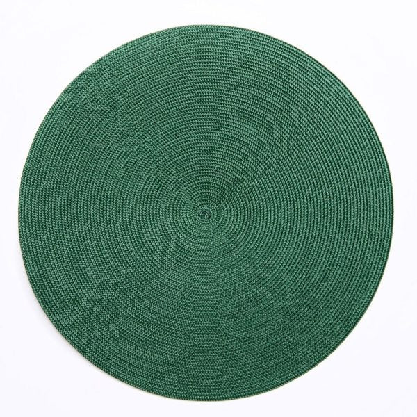 Linen Braid Woven Round Placemat
