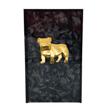 Big Bulldog Guest Towel Box - Tortoise finish acrylic