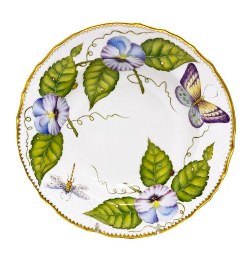 Anna Weatherley Pansy Garland Rim Soup