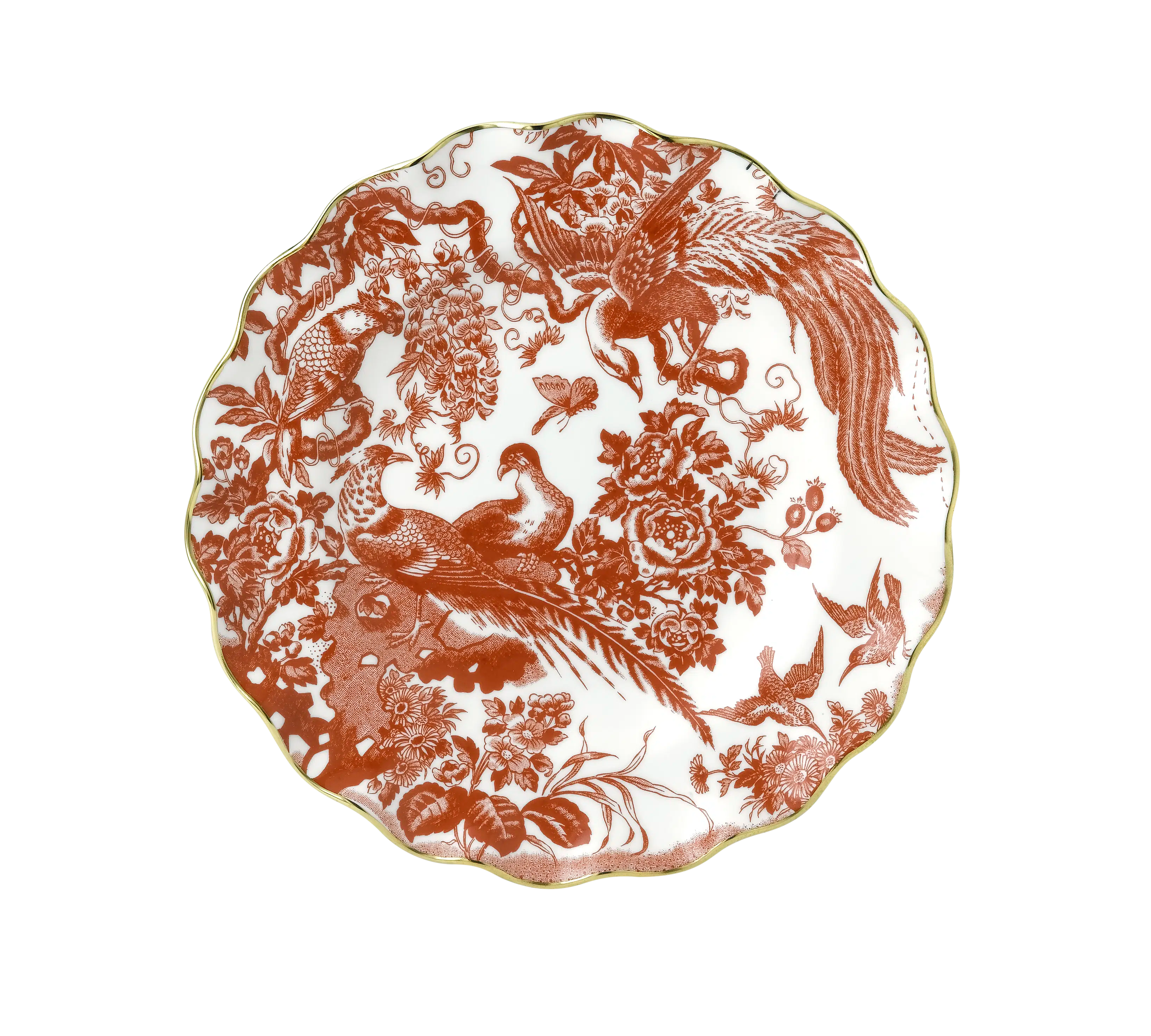 Red Aves Fluted Dessert