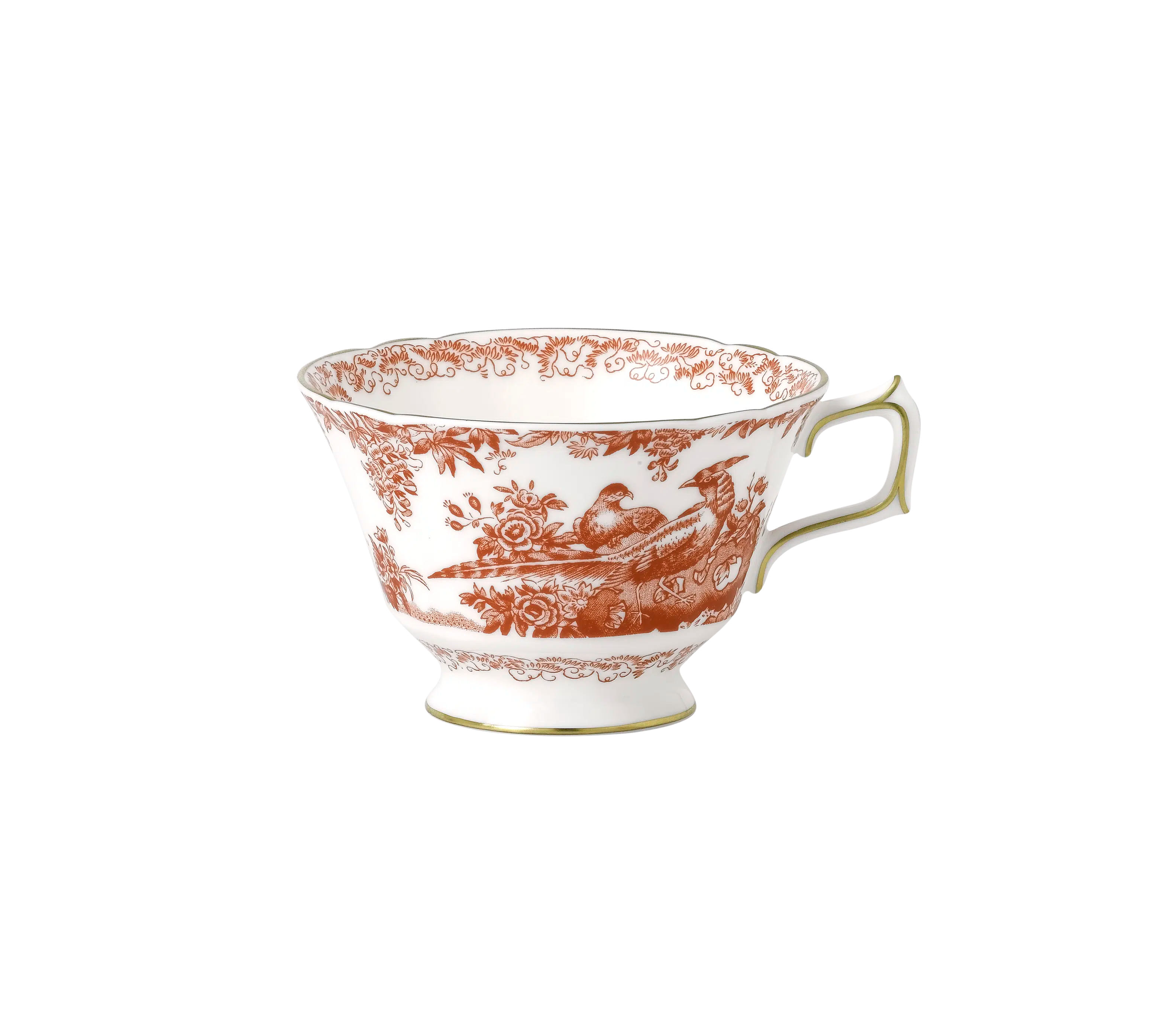 Red Aves Tea Cup