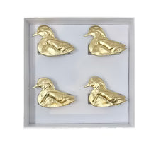 Wood Duck Napkin Ring - Set of 4