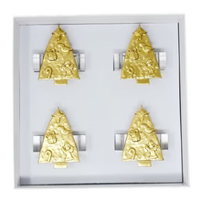 Christmas Tree Napkin Ring - Set of 4