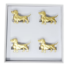 Dachshund Napkin Ring - Set of 4