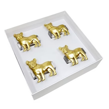 French Bulldog Napkin Ring - Set of 4