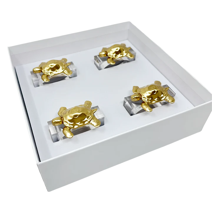 Turtle Napkin Ring - Set of 4