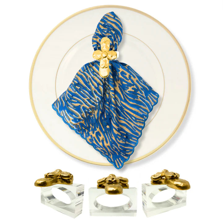 Cross Napkin Rings - Set of 4