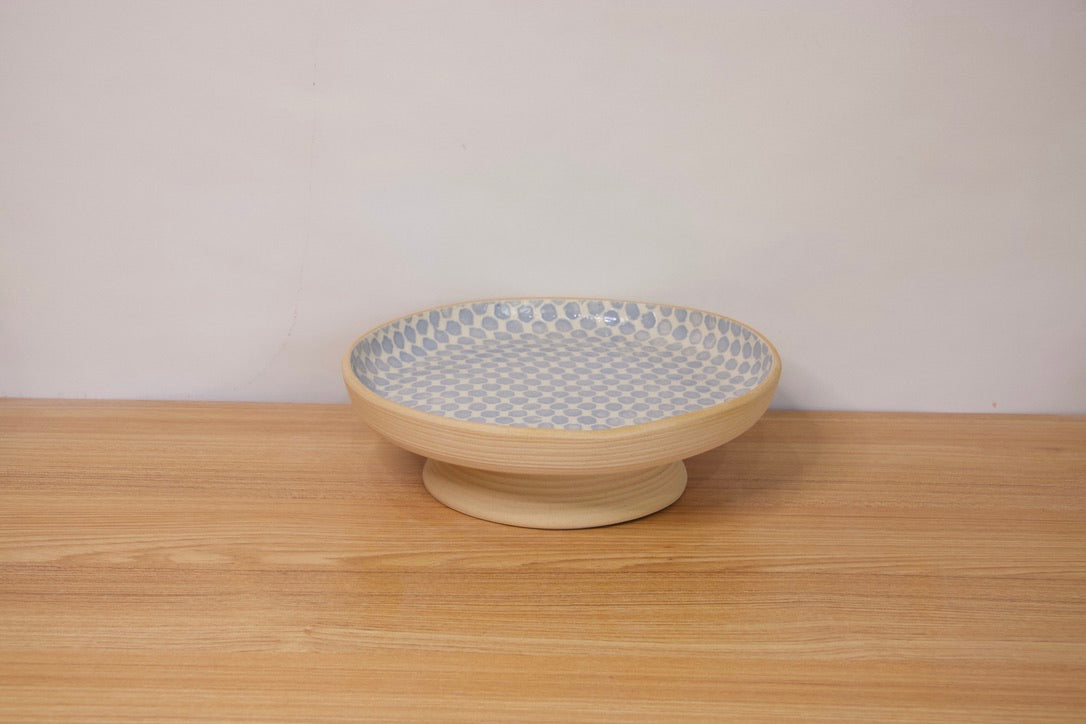 Mocha Small Pedestal Cake Stand