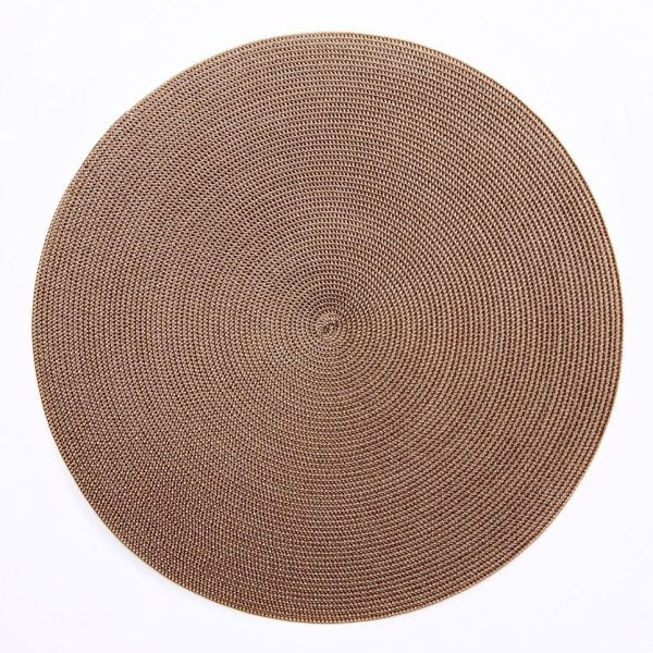 Linen Braid Woven Round Placemat