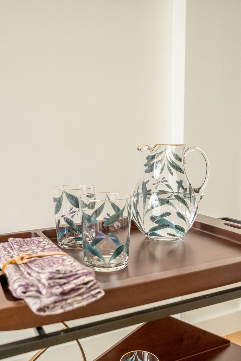 Melides Tumbler - Gold Rim