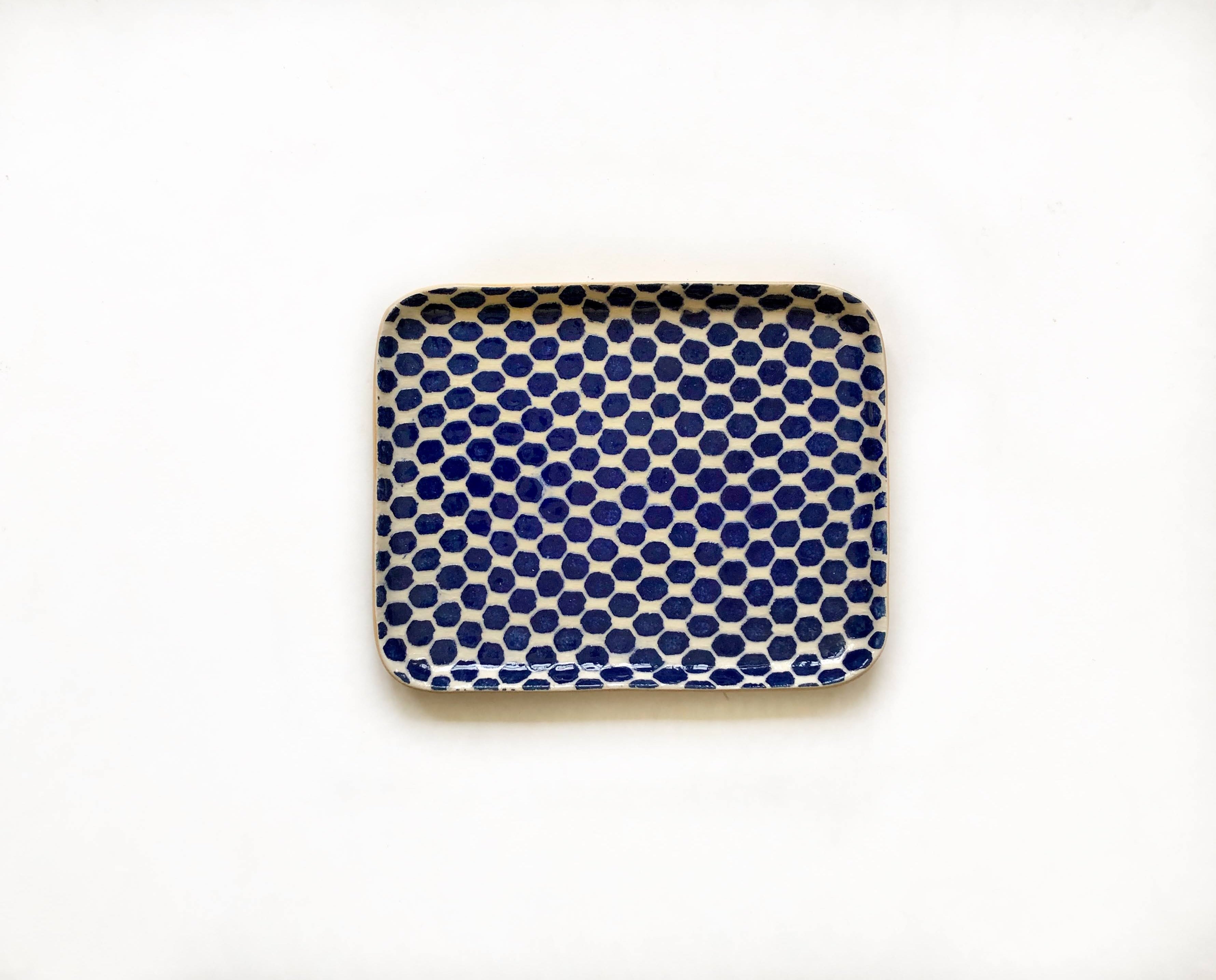 Cobalt Tidbit Tray