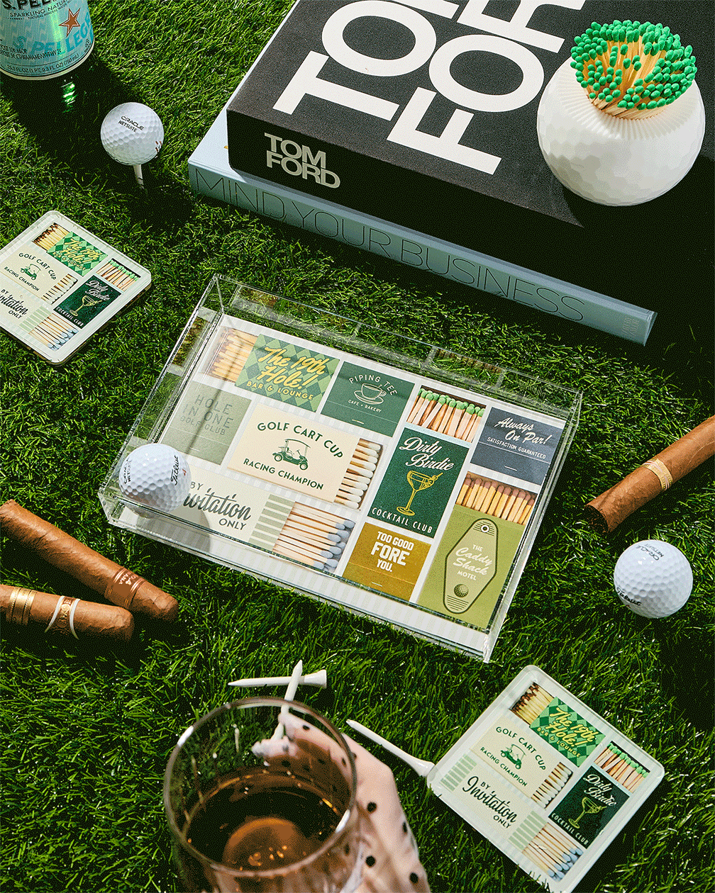Golf Matchbook Tray Small