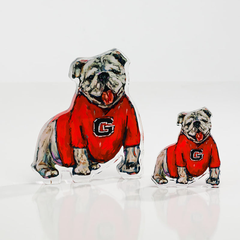 Georgia “G” Acrylic Gameday Bulldog