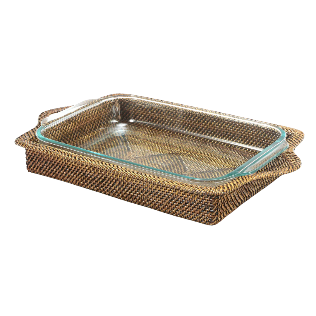 Rectangular Tray Holder INCLUDES Pyrex 3QT baker