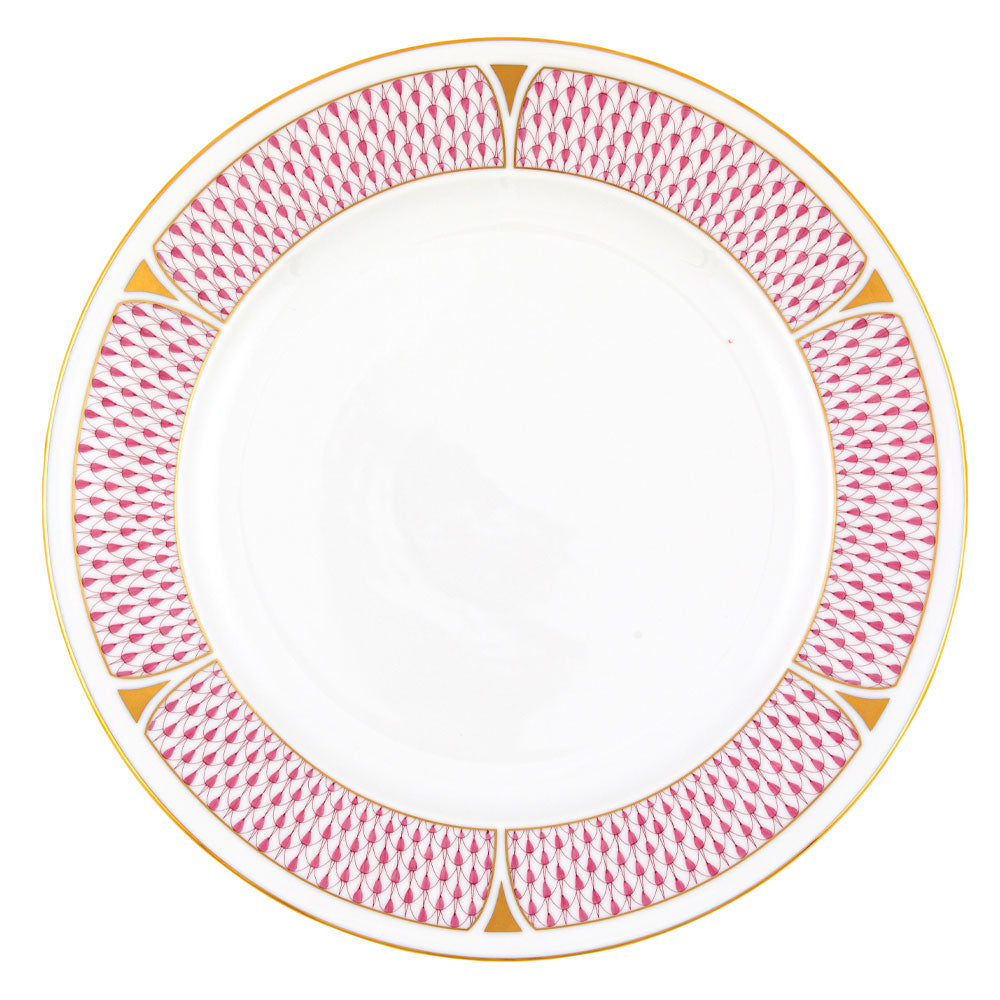 Art Deco Raspberry Service Plate