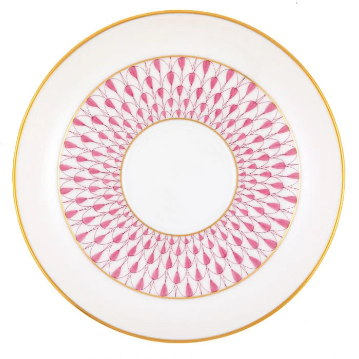 Art Deco Raspberry Tea Saucer
