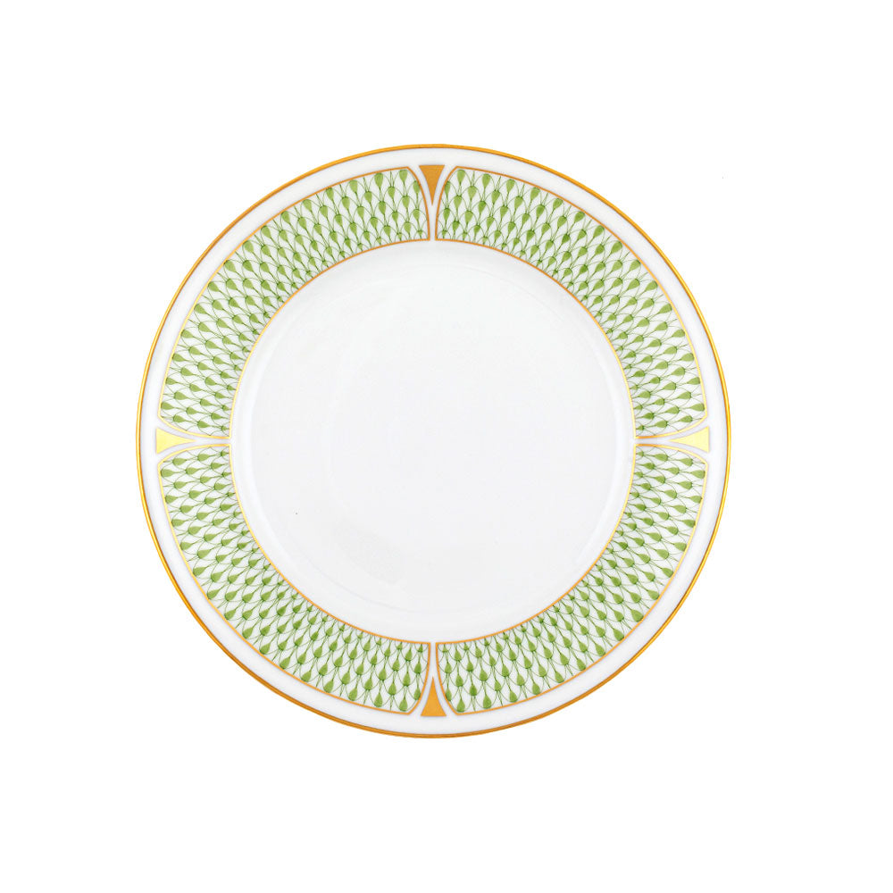 Art Deco Green Bread & Butter Plate
