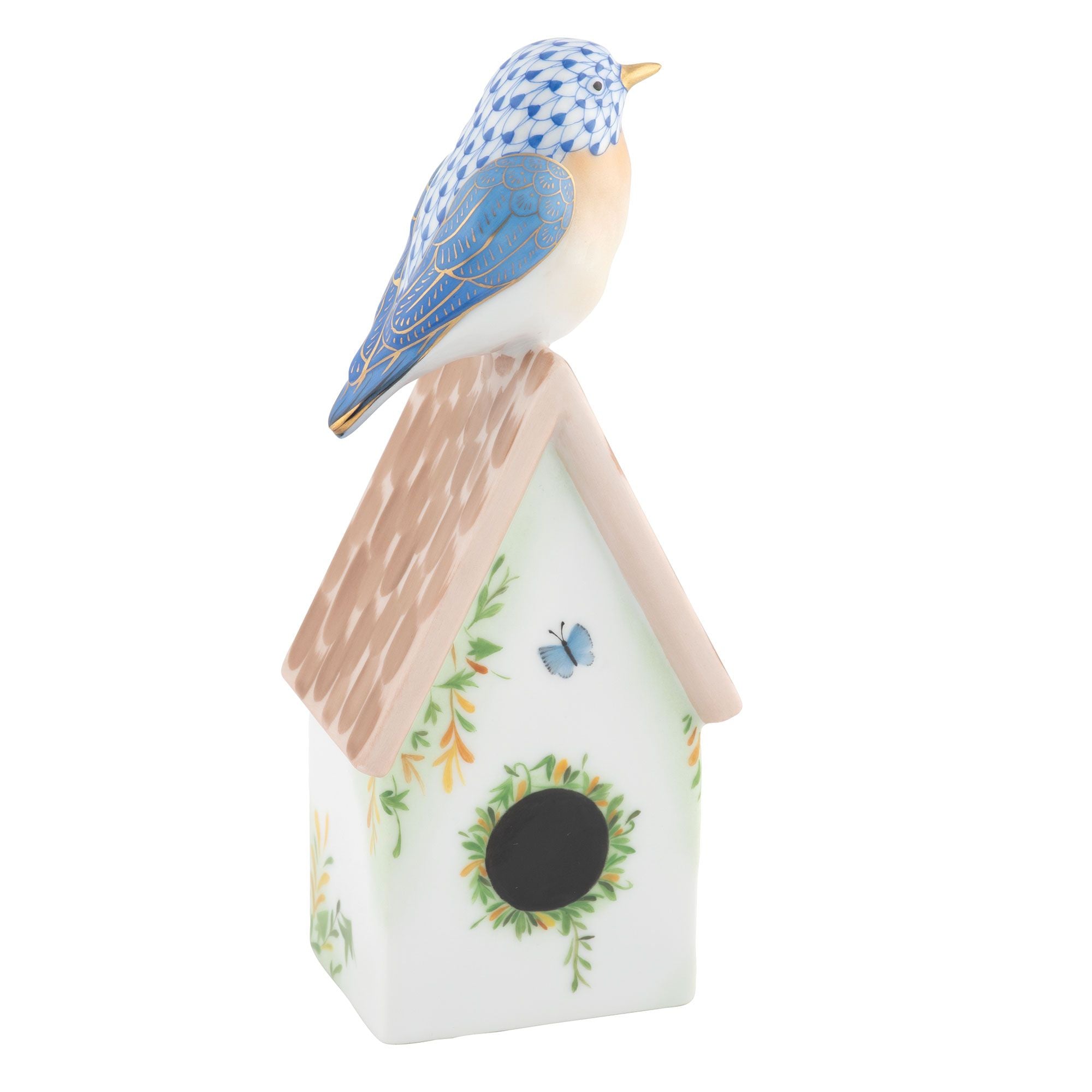 Eastern Bluebird on House