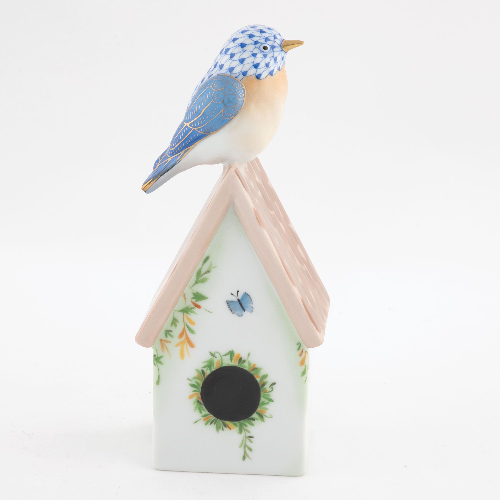 Eastern Bluebird on House