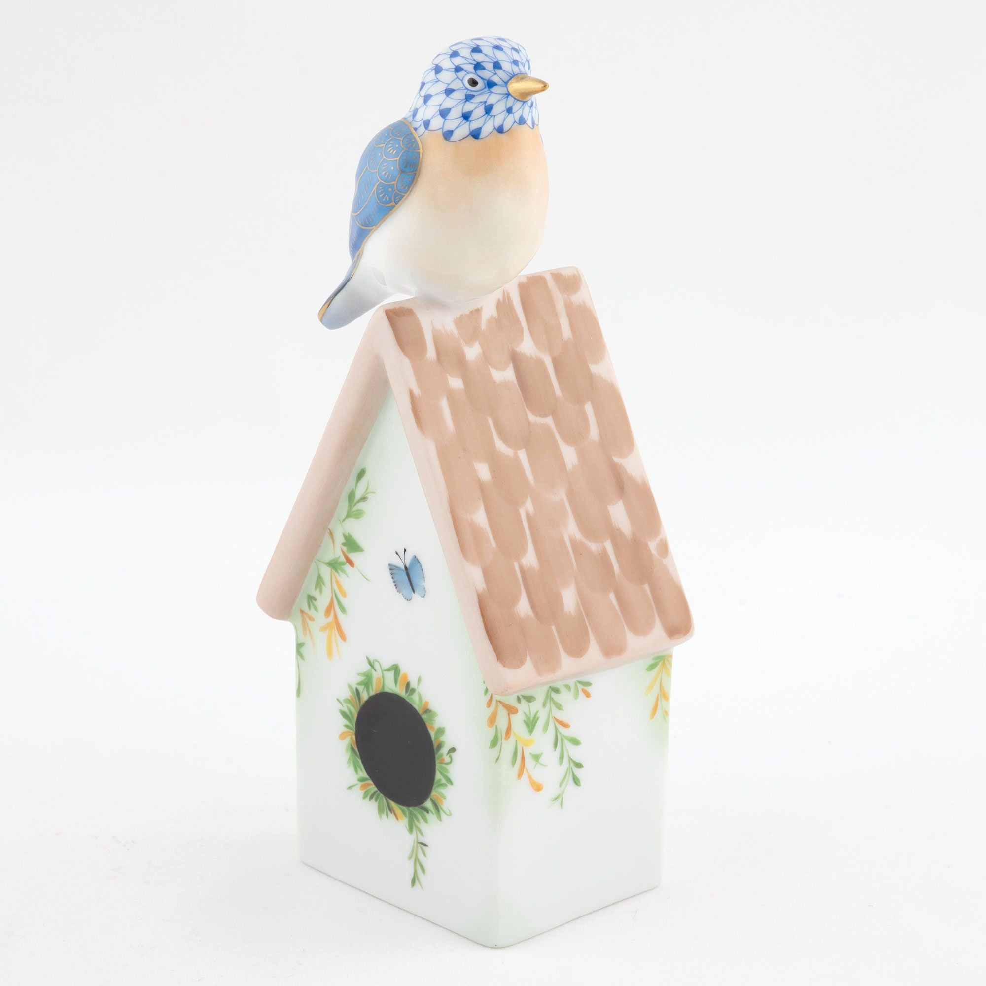 Eastern Bluebird on House
