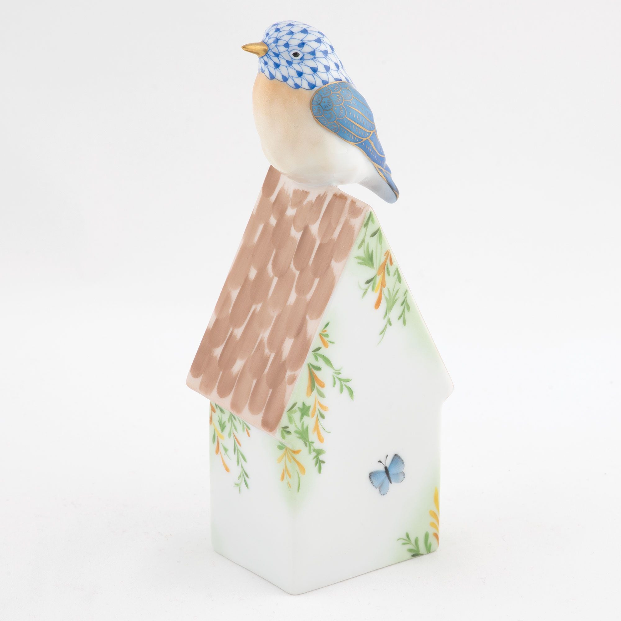 Eastern Bluebird on House
