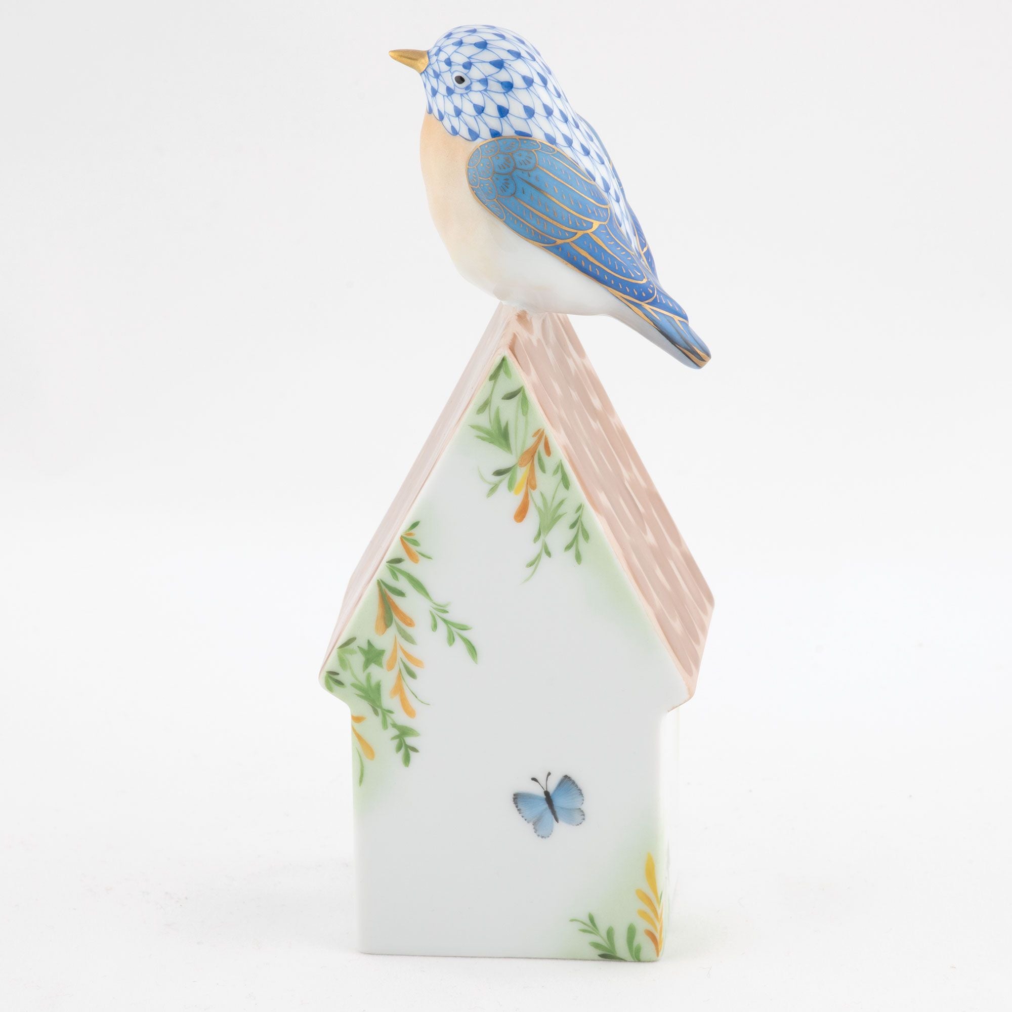 Eastern Bluebird on House