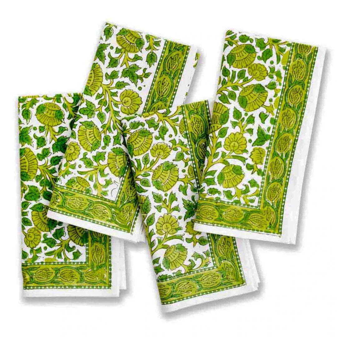Jade Blossom Napkin | Set of 4