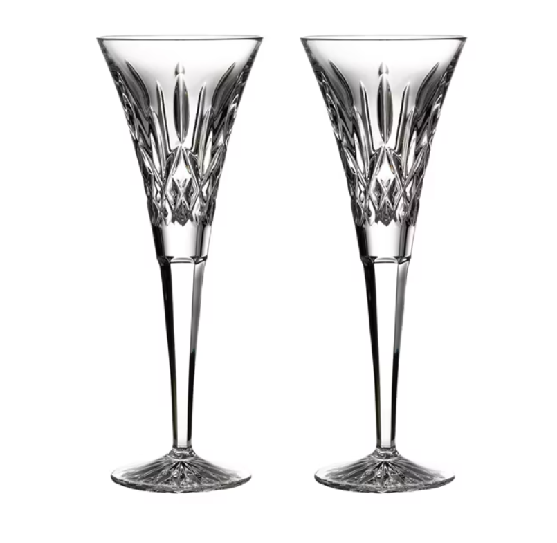 Lismore Toasting Flute Pair