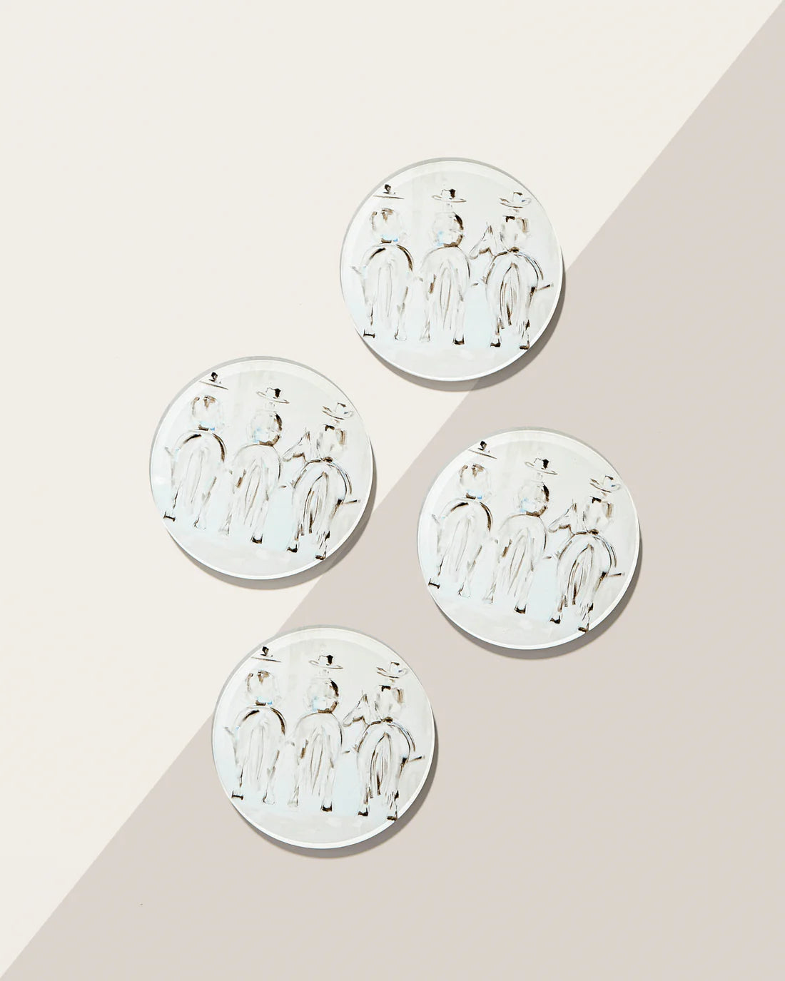 Three Amigos Coaster - Set of 4