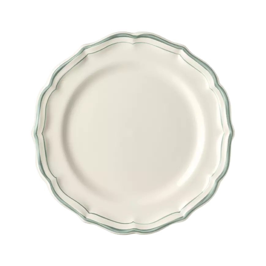 Filet Earth Grey Dessert Plate