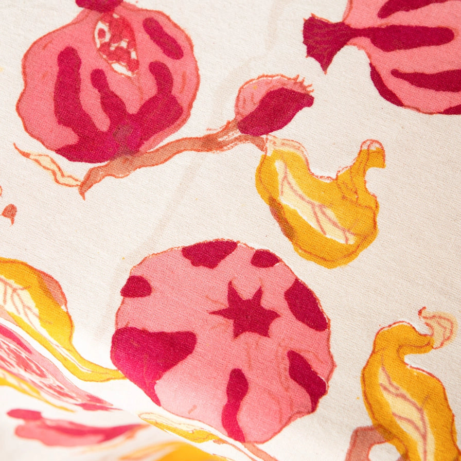 Pomegranate Yellow and Red Tablecloth