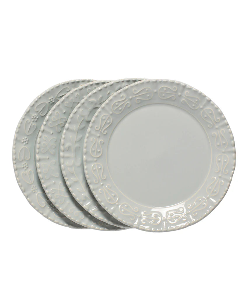 Historia Salad/Dessert Assortment Set of 4 - Barely Blue