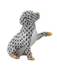 Puppy Shaking Hands 3"l X 1.25"w X 2.5"h
