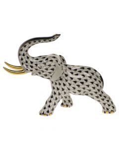 Elephant With Tusks 3.5"h X 5"l