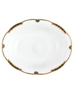 Princess Victoria Black Oval Vegetable Dish