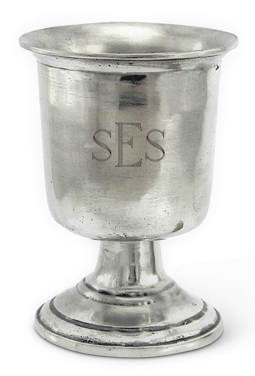 Blacksmith 4.5" Engravable Pewter Chalice