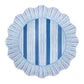 Cabana Stripe melamine dinner plates - Set of 4